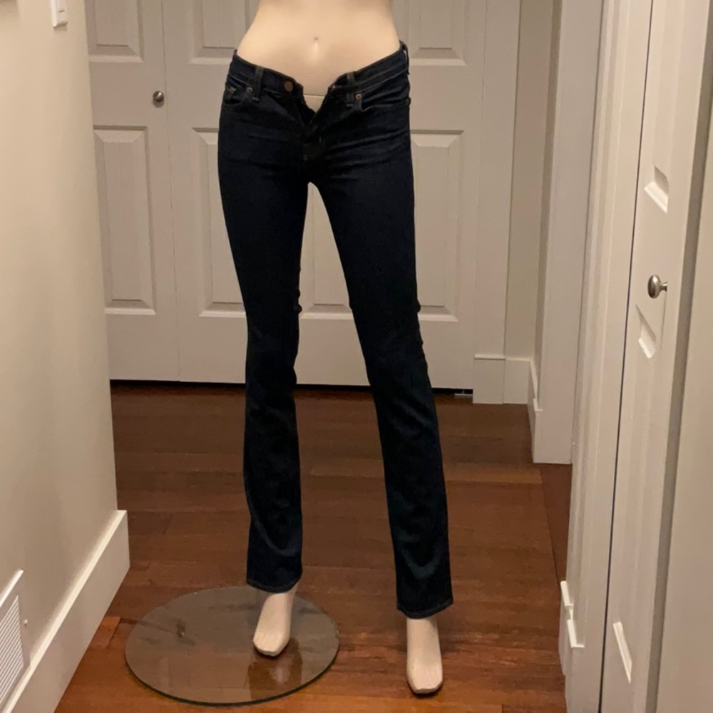 J BRAND Women's CIGARETTE LEG Dark Blue Jeans Size 26